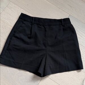 Zara Black High Waist Women's Shorts